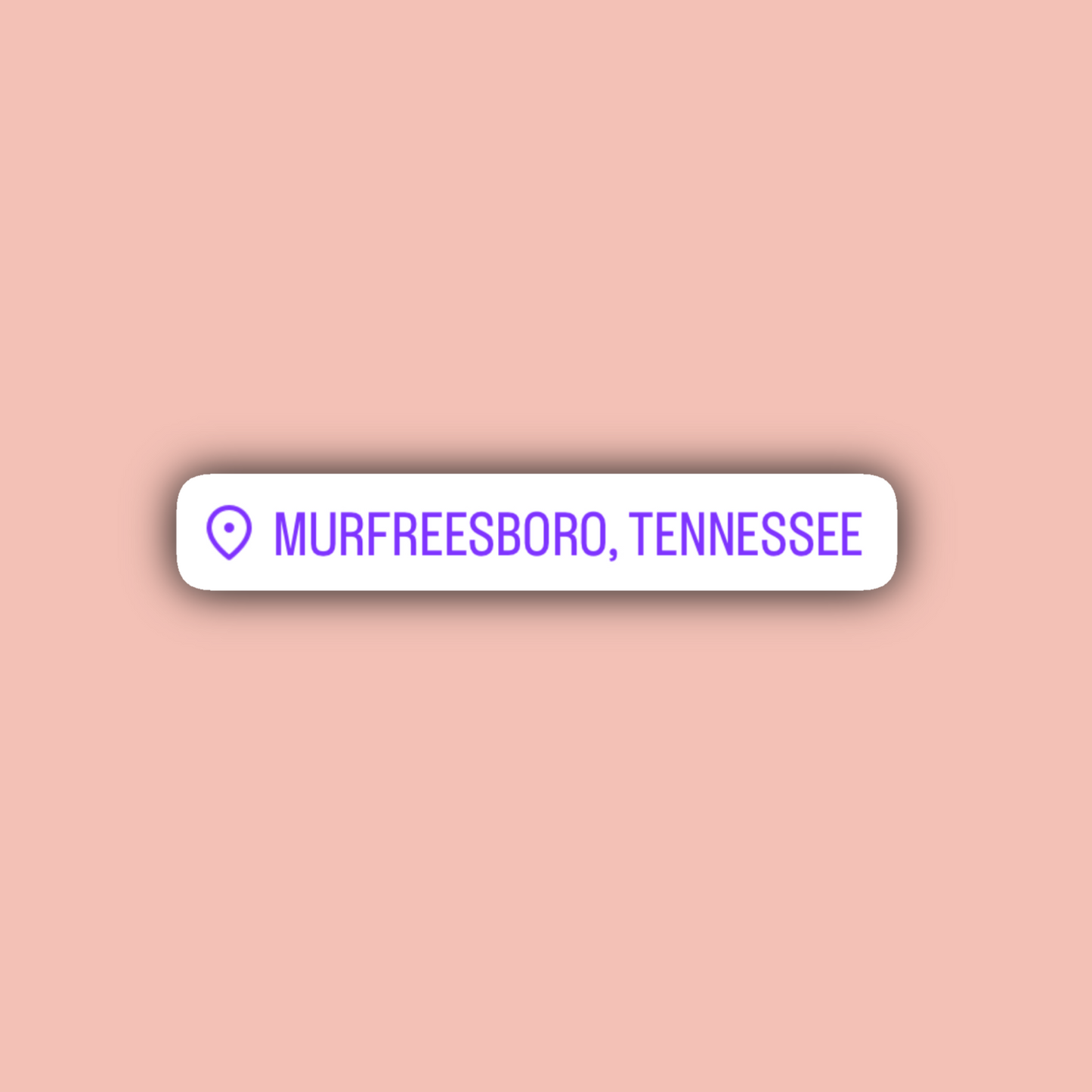 Murfeesboro Tennessee Sticker Pack