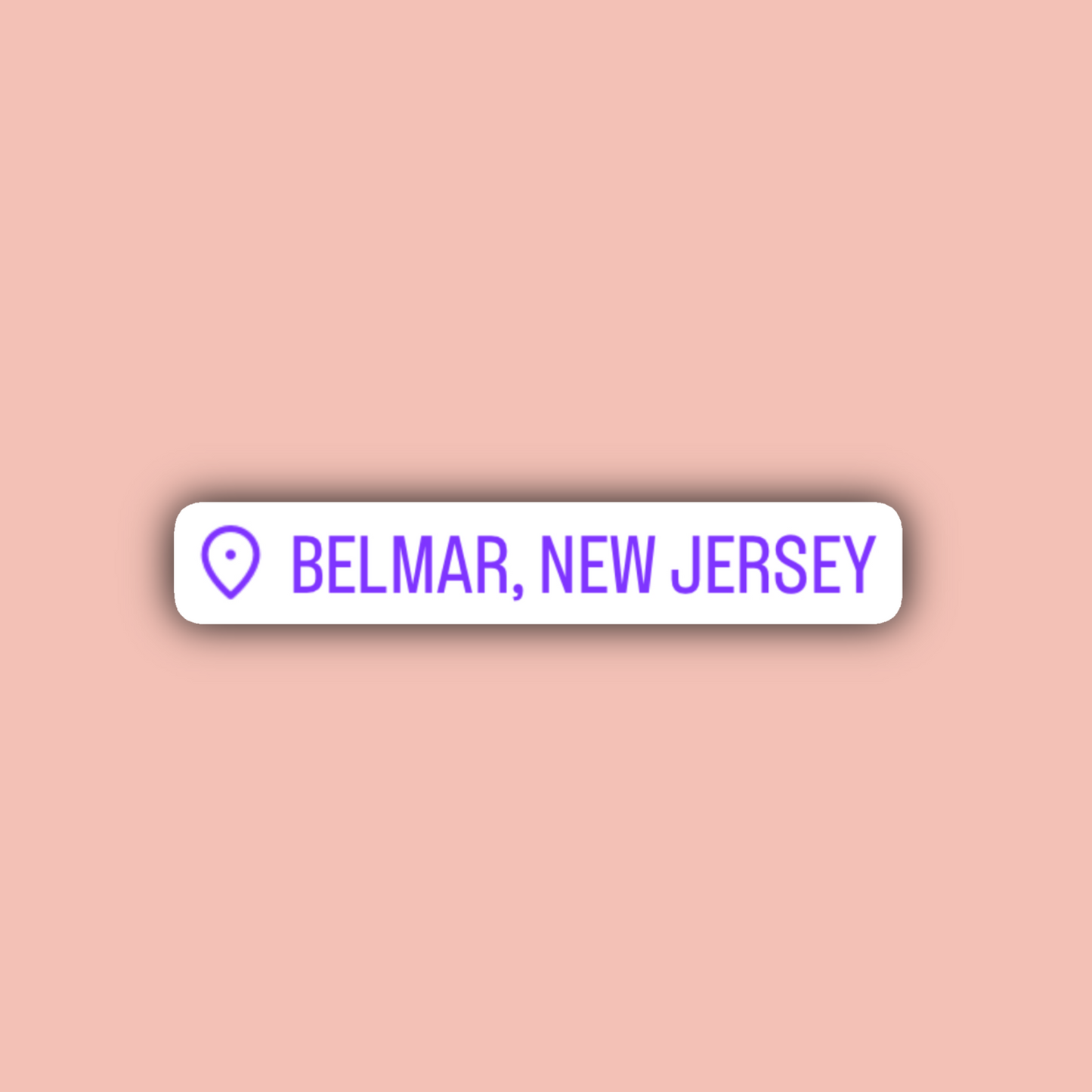 Belmar New Jersey Sticker Pack