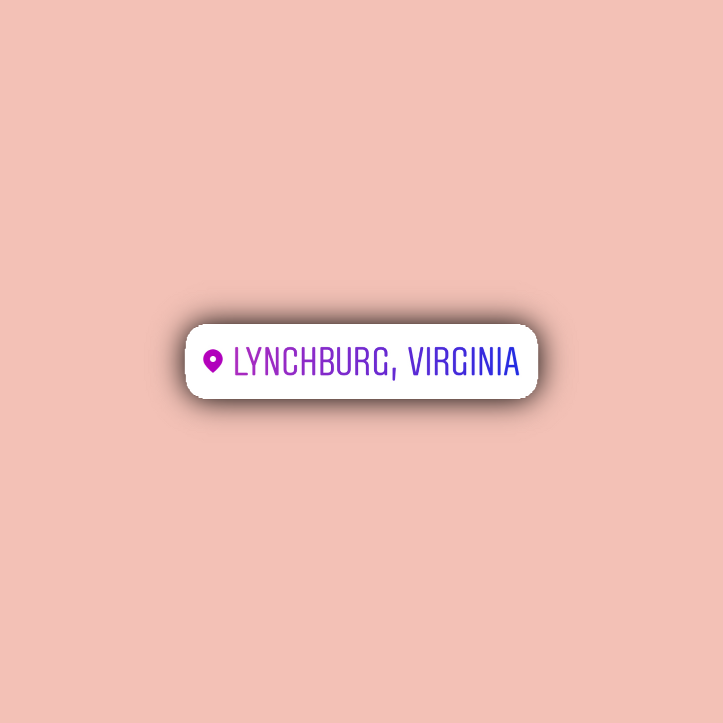 Lynchburg Virginia Sticker Pack