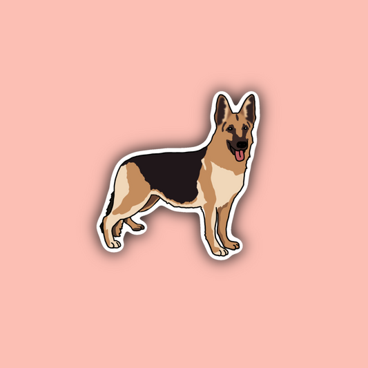 German Shepherd - 3" Waterproof Sticker