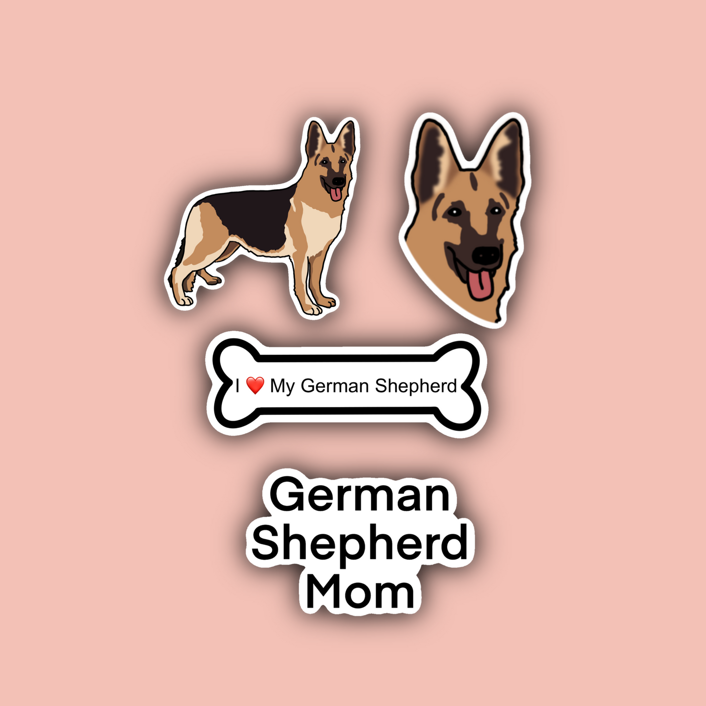 German Shepherd Sticker Pack