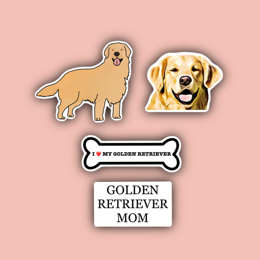 Golden Retriever Sticker Pack