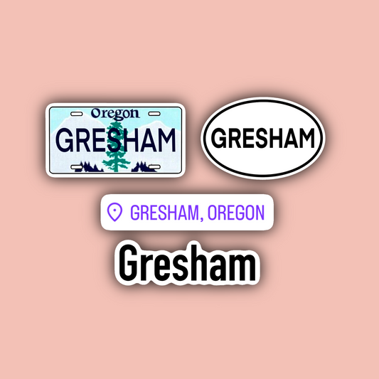 Gresham Oregon Sticker Pack