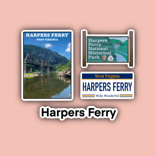 Harpers Ferry West Viriginia Sticker Pack