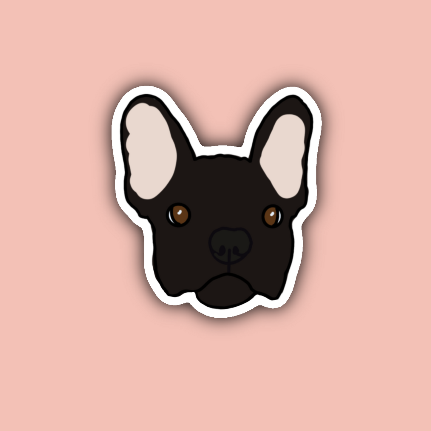 Black French Bulldog Sticker Pack
