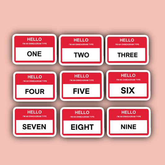 Enneagram Name Tags Pack