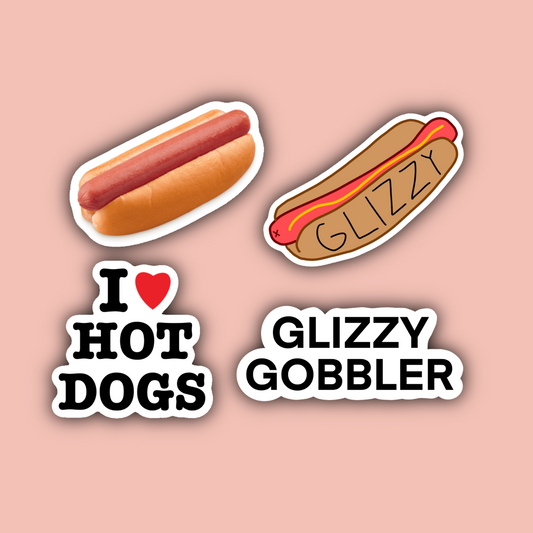 Hot Dog Sticker Pack