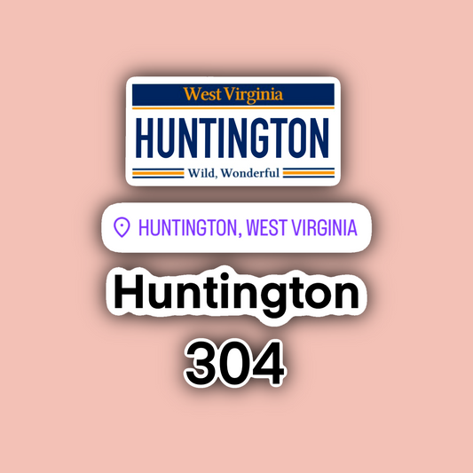 Huntington West Virginia Sticker Pack