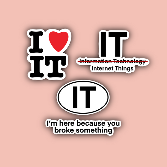 Information Technology (IT) Sticker Pack