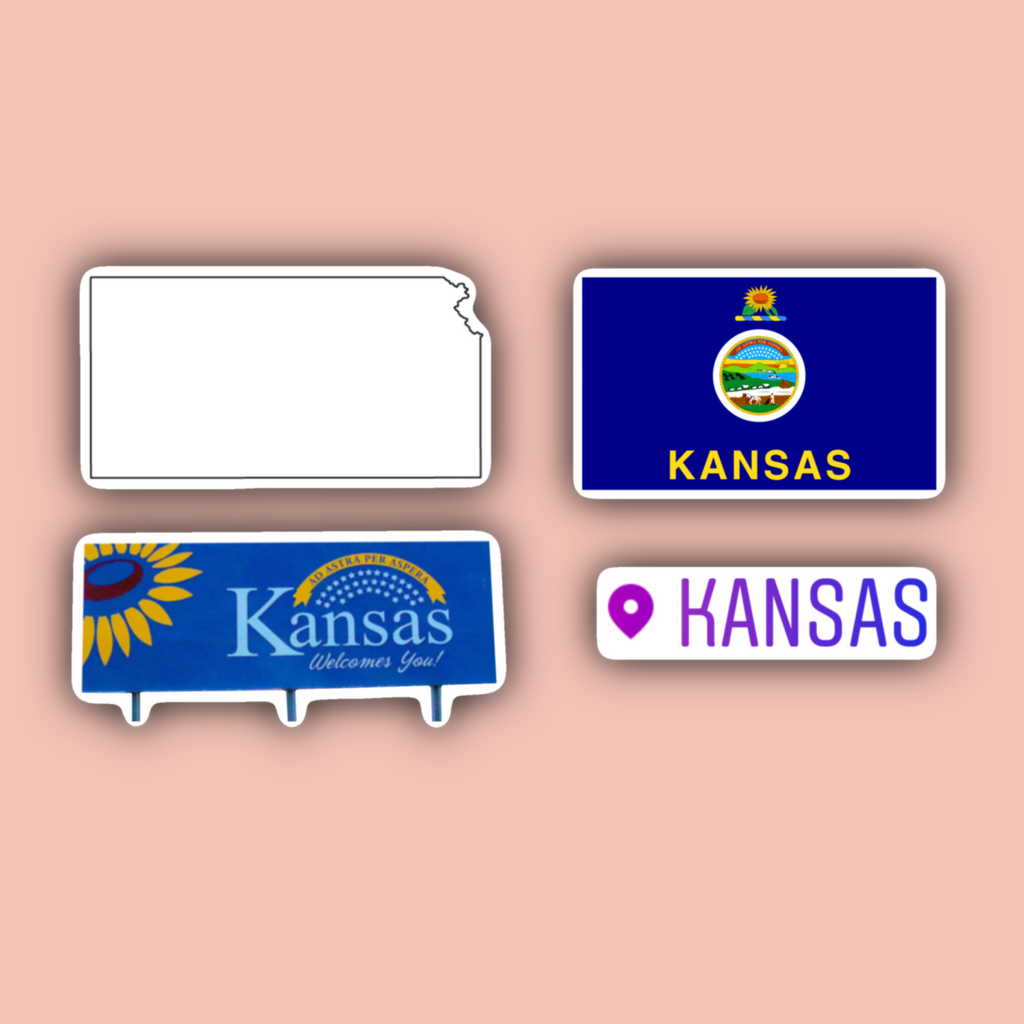 Kansas Sticker Pack