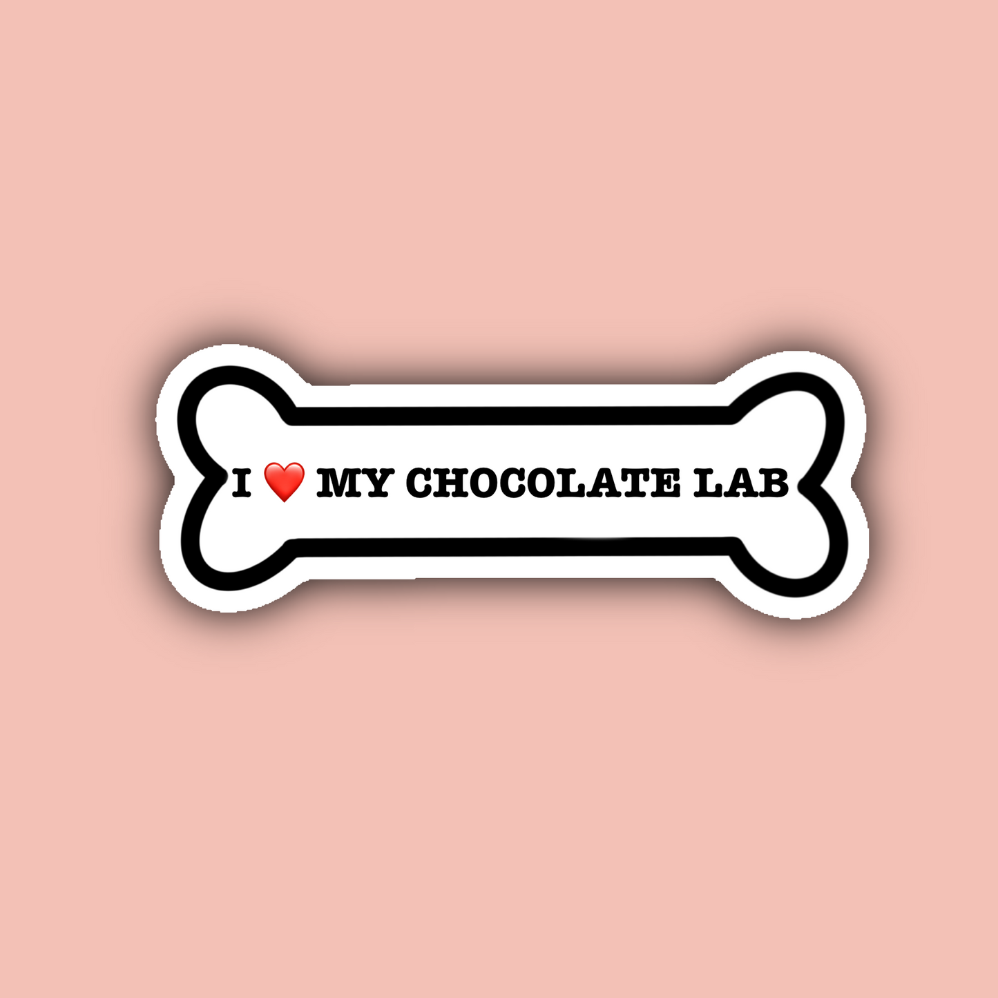 Chocolate Lab Sticker Pack