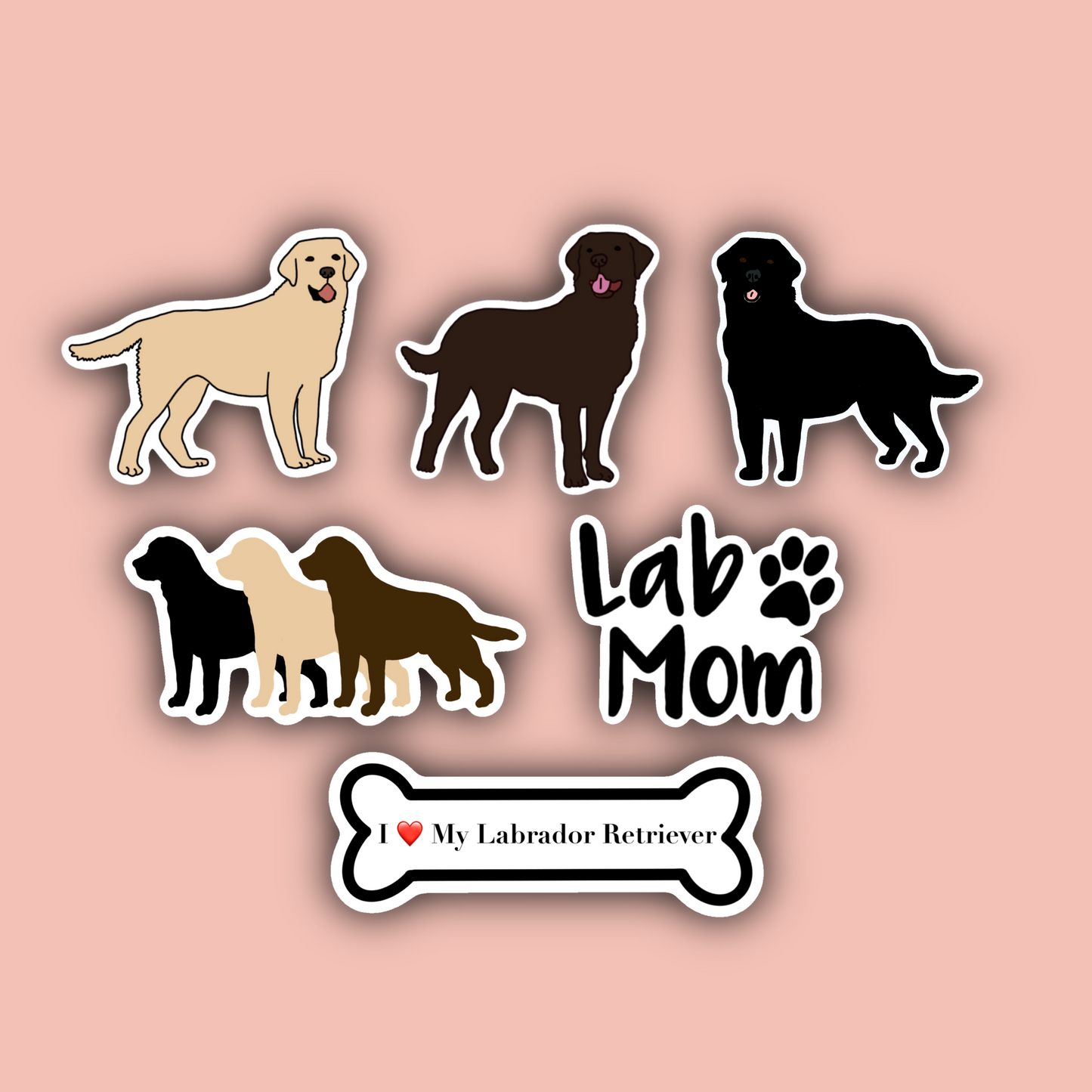 Labrador retriever Sticker Pack