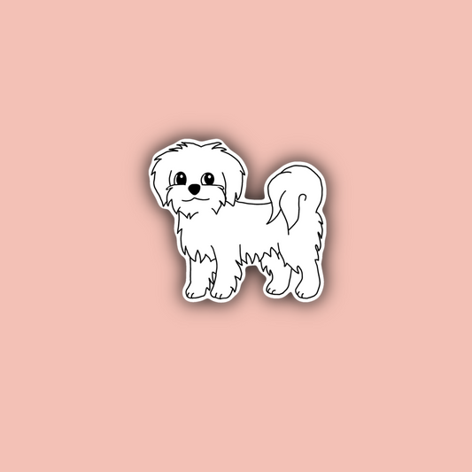 Maltese - 3" Waterproof Sticker