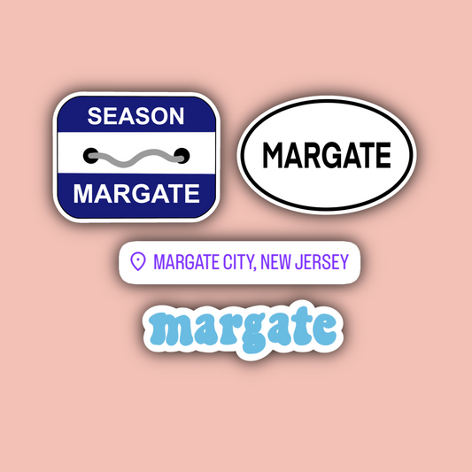 Margate New Jersey Sticker Pack