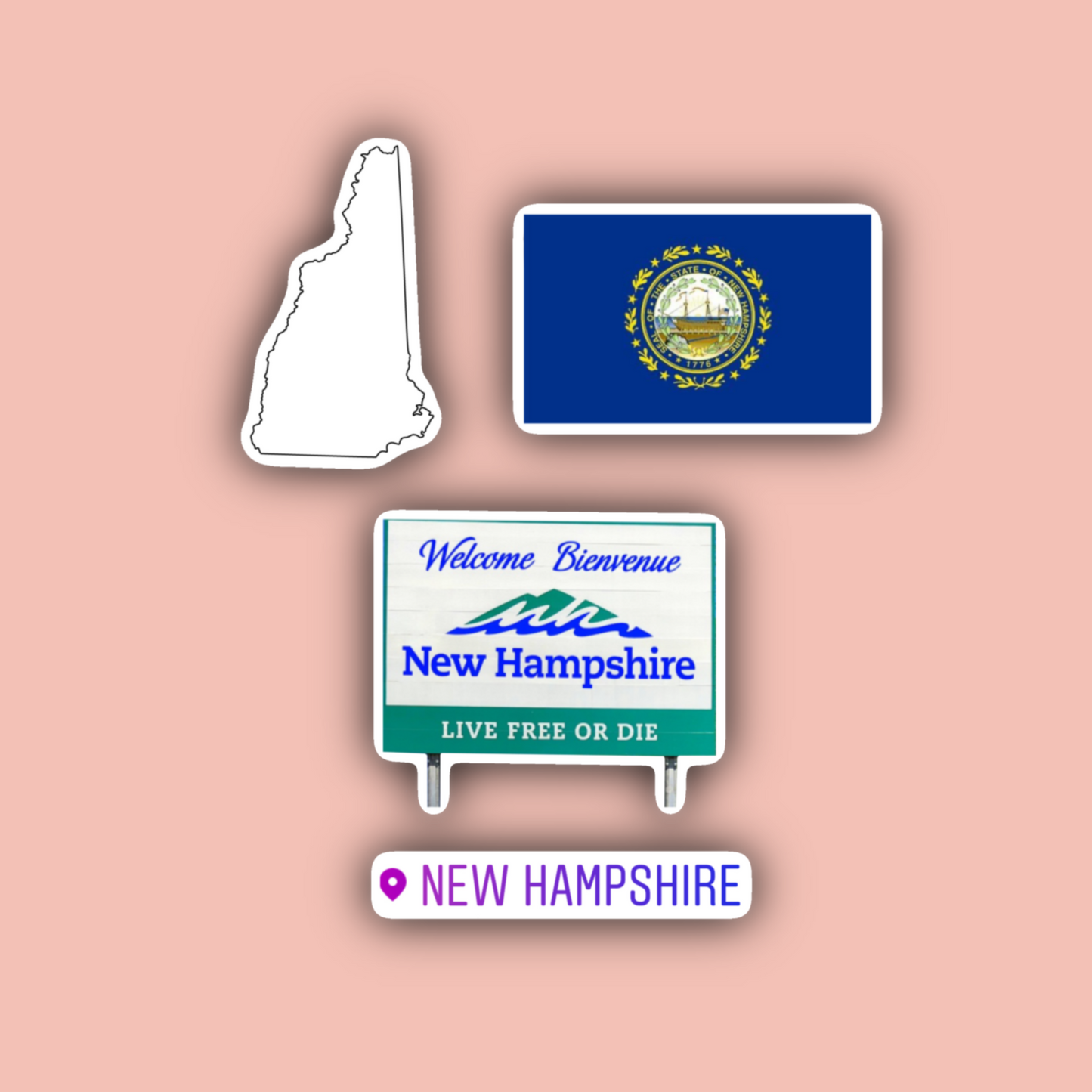 New Hampshire Sticker Pack