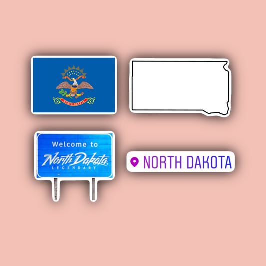 North Dakota Sticker Pack