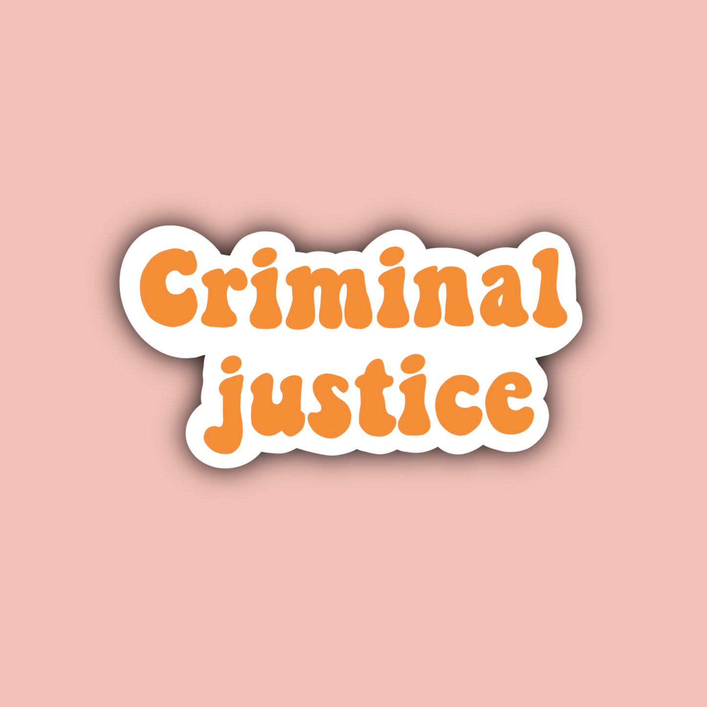 Criminal Justice Sticker Pack