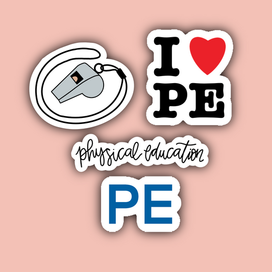 Physical Education (PE) Sticker Pack