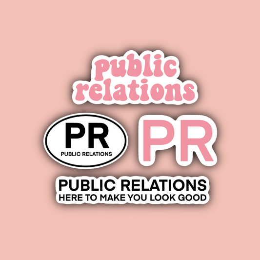 Public Relations (PR) Sticker Pack