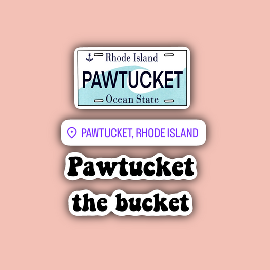 Pawtucket Rhode Island Sticker Pack