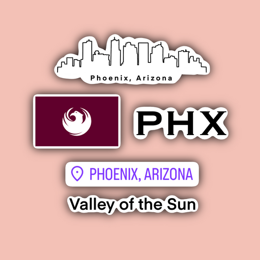 Phoenix Arizona Sticker Pack
