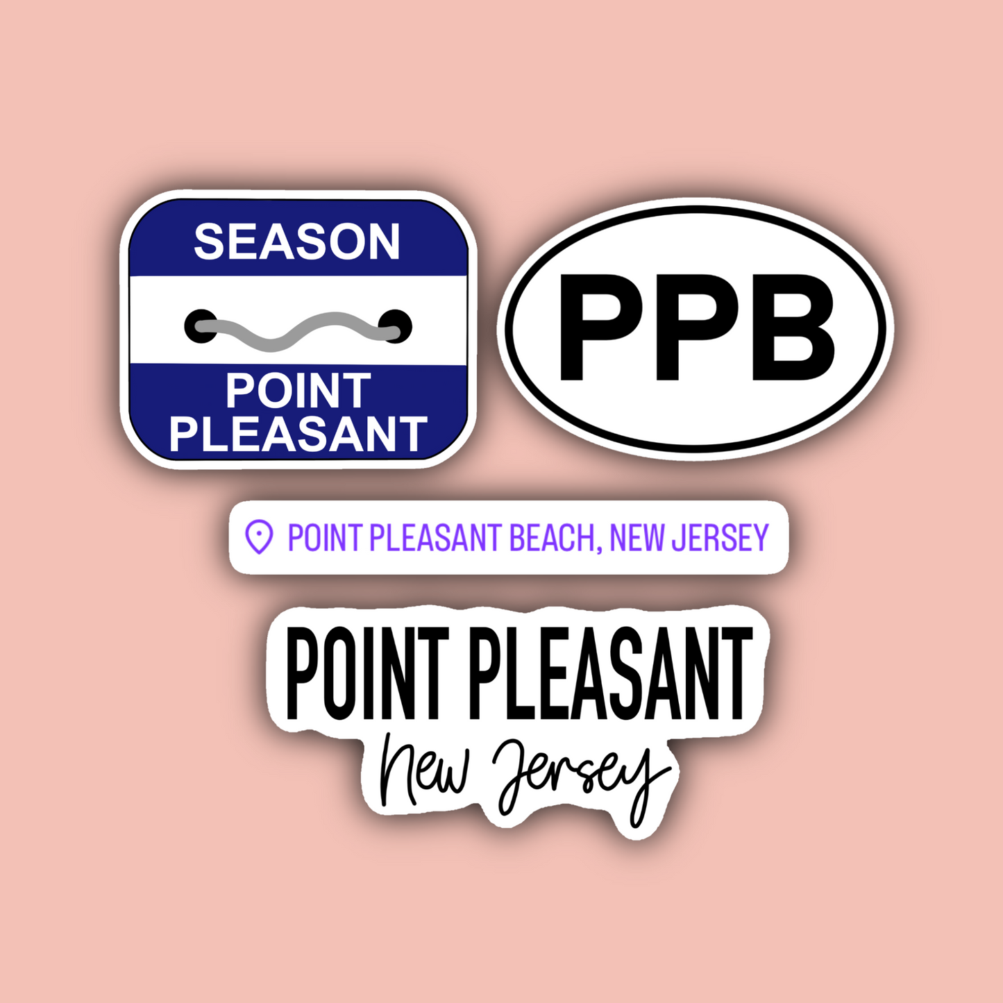 Point Pleasant Beach Sticker Pack