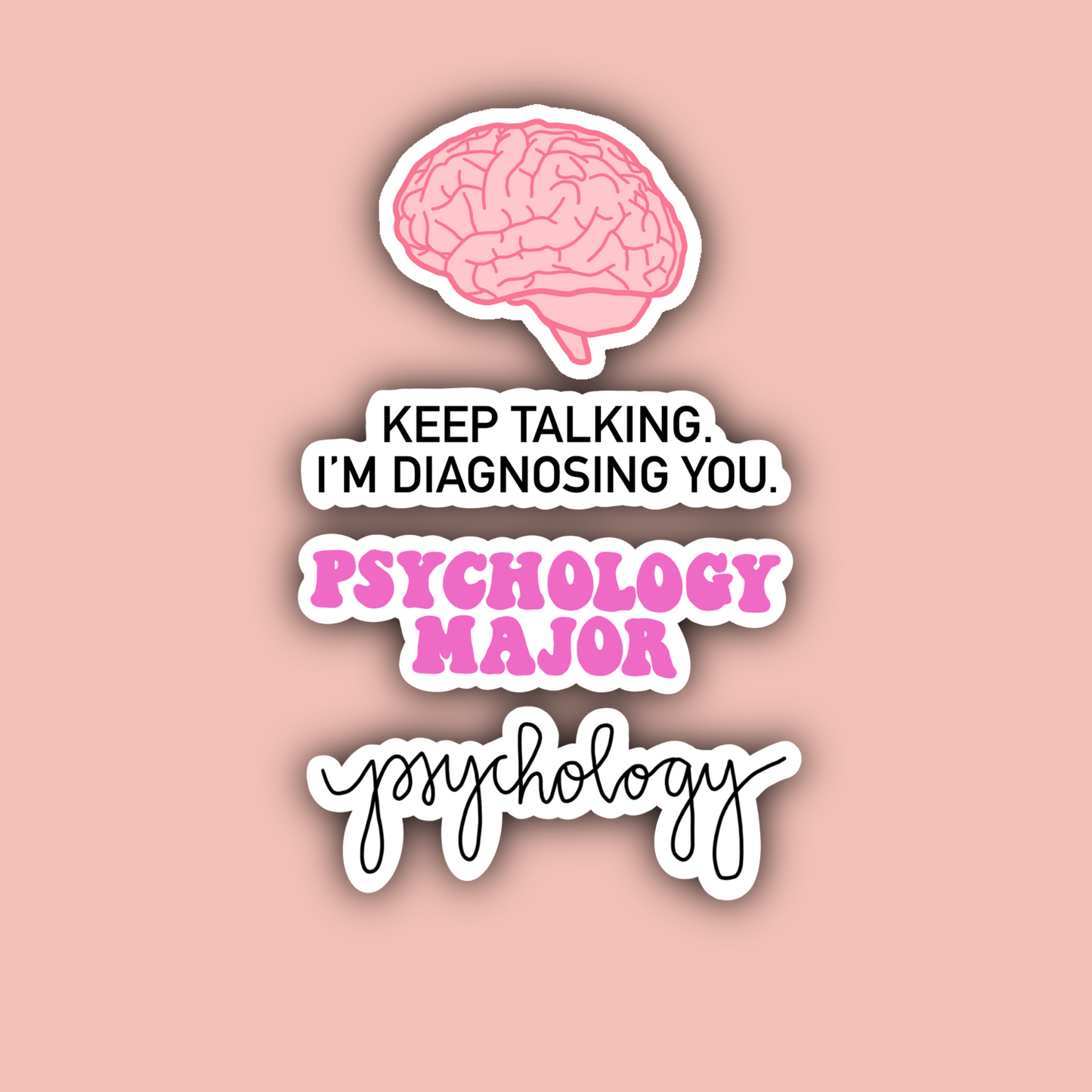 Psychology Major Sticker Pack