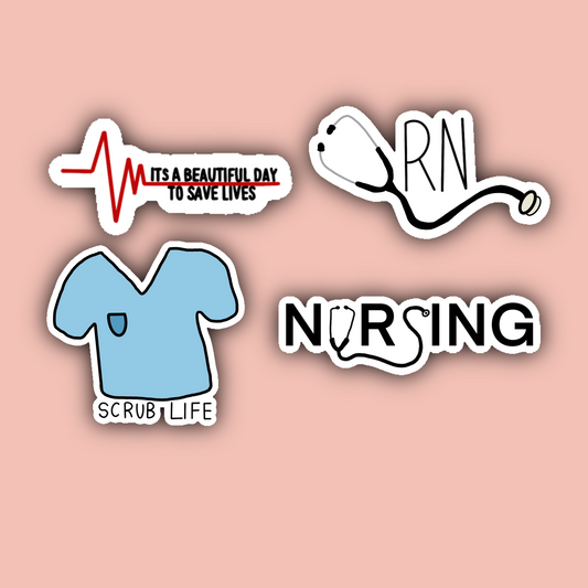 Nurse/Nursing Sticker Pack