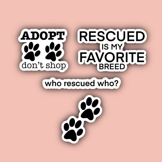 Rescue Dog Sticker Pack