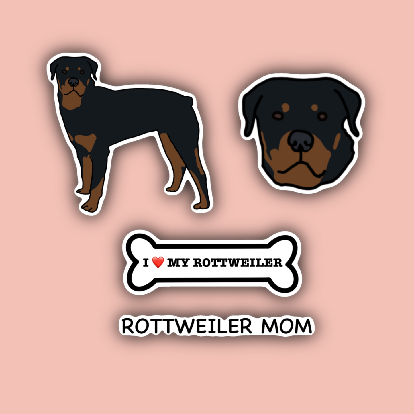 Rottweiler Sticker Pack