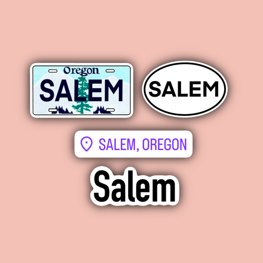 Salem Oregon Sticker Pack