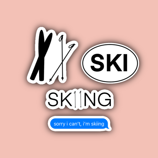 Skiing Sticker Pack