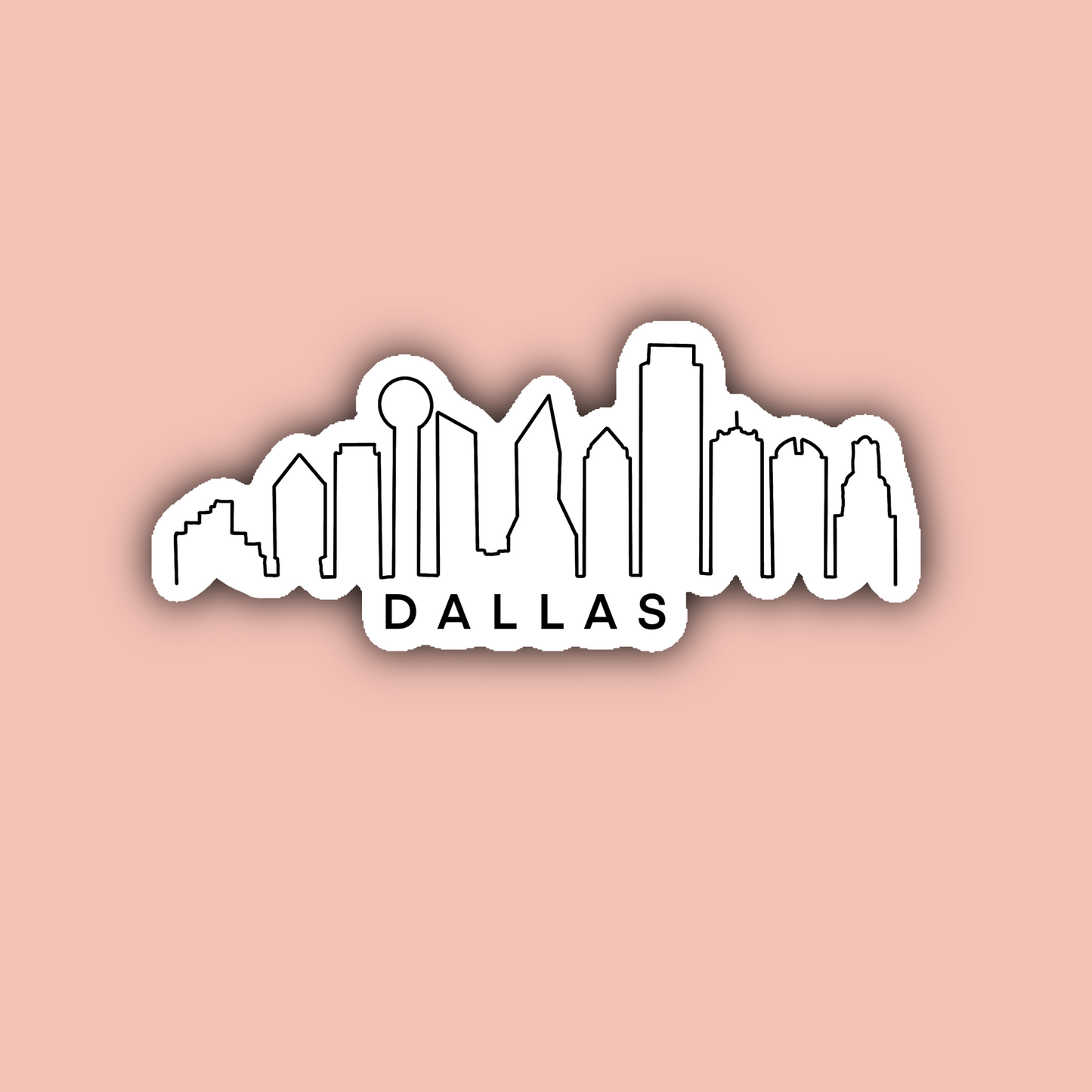 Dallas Texas Sticker Pack