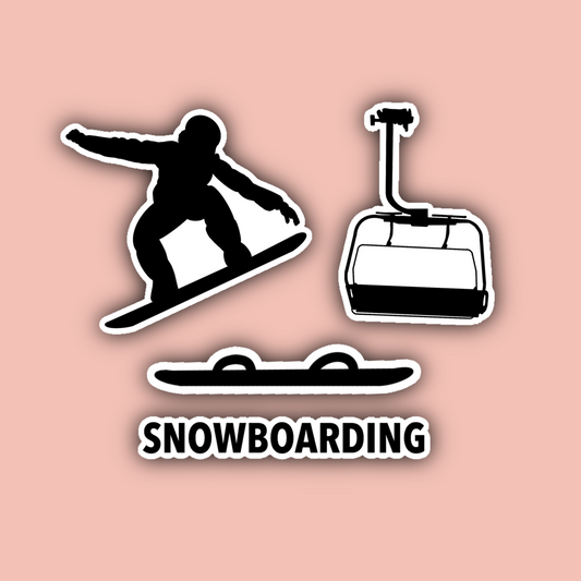 Snowboarding Sticker Pack