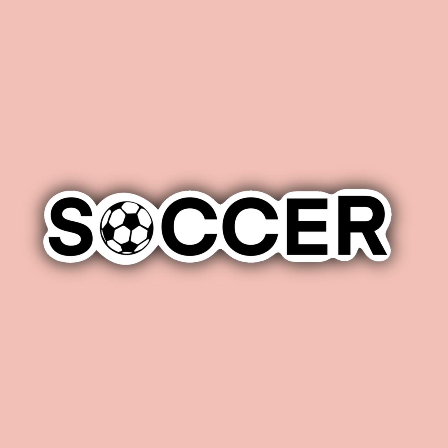 Soccer - 3" Waterproof Sticker