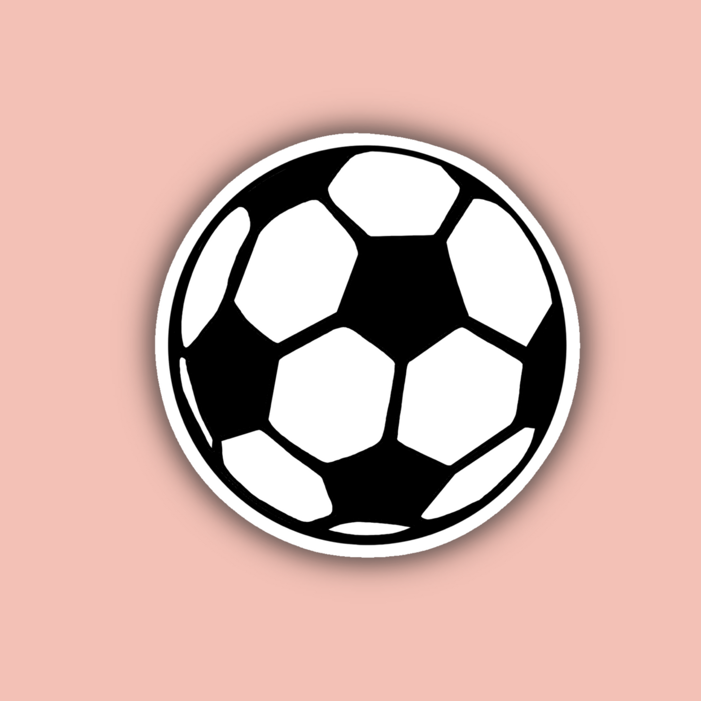 Soccer Ball - 3" Waterproof Sticker