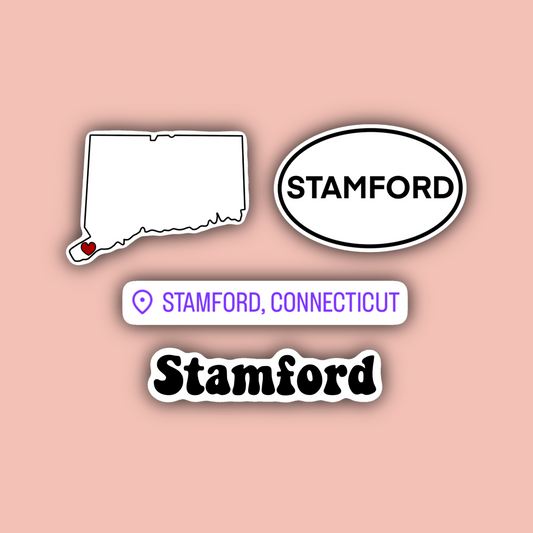 Stamford Conneticuit Sticker Pack