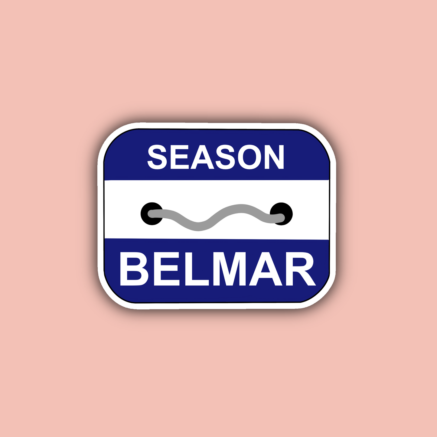 Belmar New Jersey Sticker Pack
