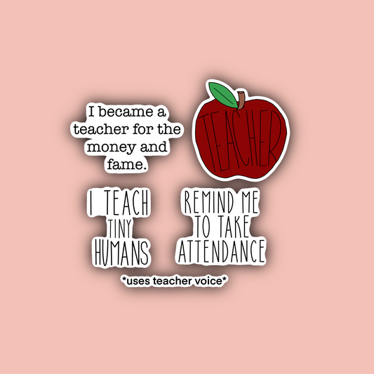 Teacher Sticker Pack