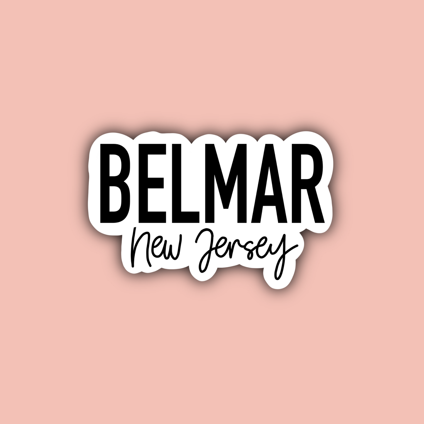 Belmar New Jersey Sticker Pack