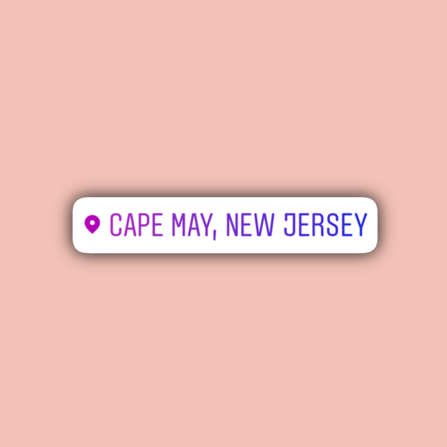 Cape May New Jersey Sticker Pack