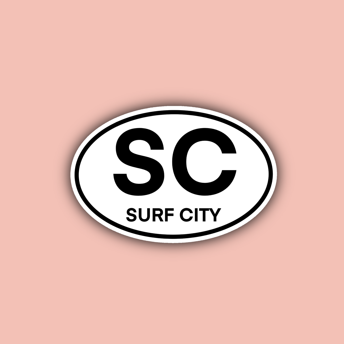 Surf City New Jersey Sticker Pack