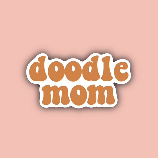 Doodle Mom - 3" Waterproof Sticker