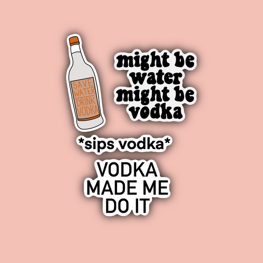Vodka Sticker Pack