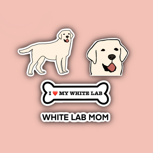 White Lab Sticker Pack