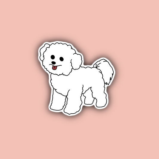 Bichon Frise - 3" Waterproof Sticker