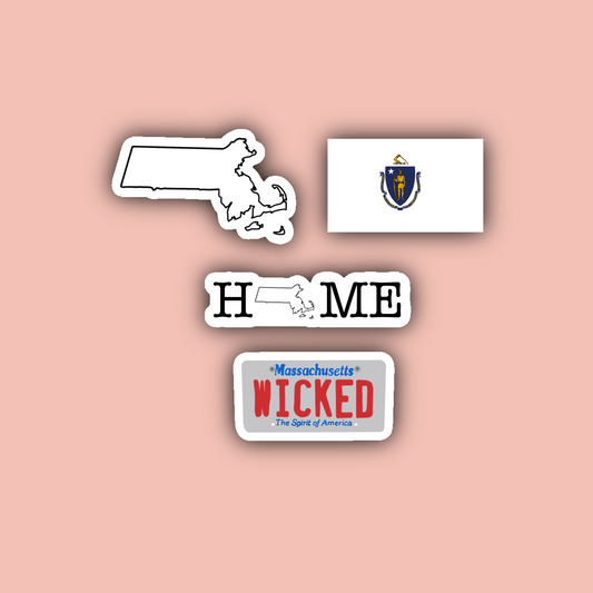 Massachusetts Sticker Pack