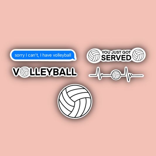Volleyball Sticker Pack